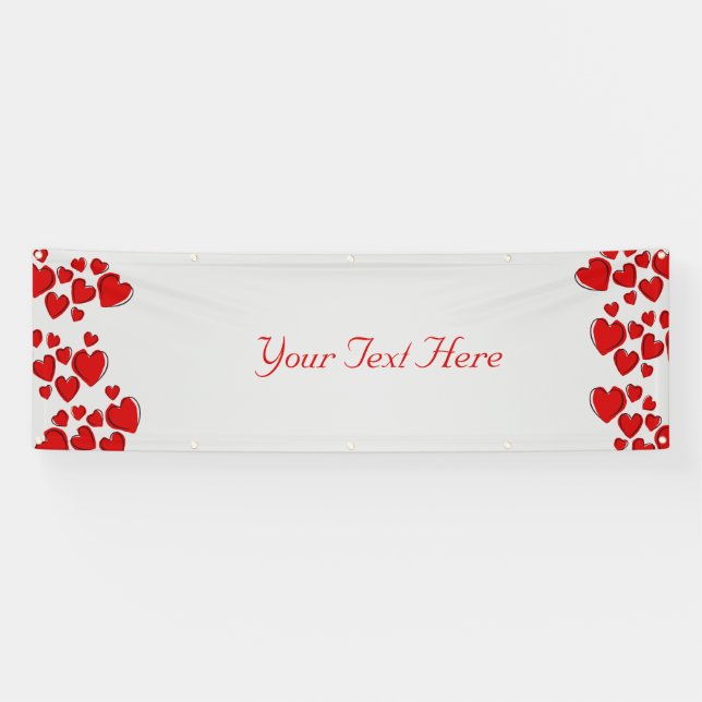 Personalized Heart Banner (Horizontal)