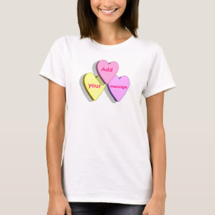 Personalized Heart Candy Shirt