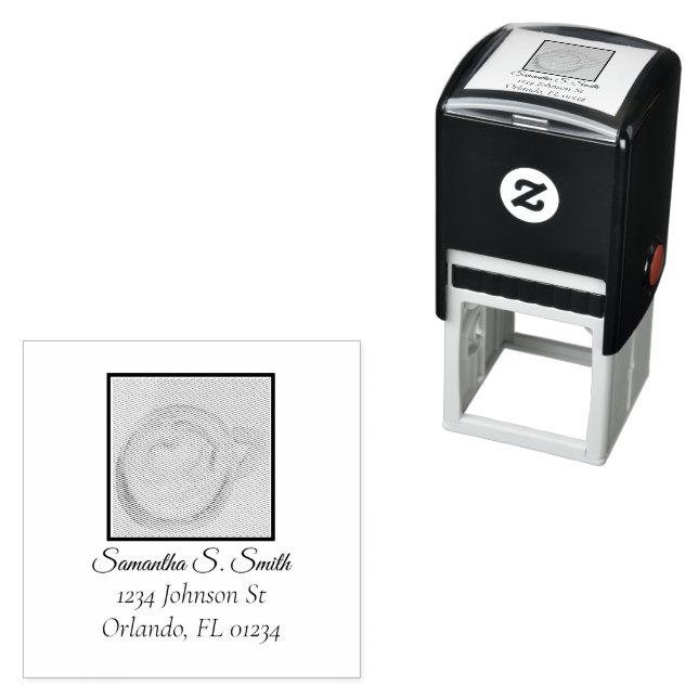 Personalized Heart Coffee Cup Self-inking Stamp (In Situ)