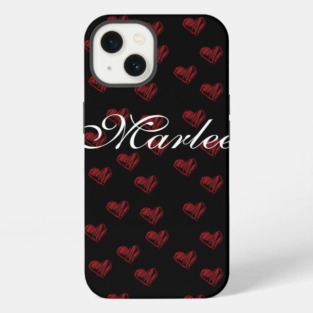 Personalized Heart iPad Air Case (Back)