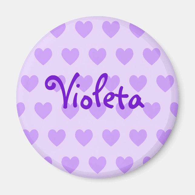 Personalized Heart Pattern Magnet (Front)