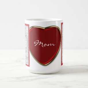 Personalized Heart Photo Mug Template