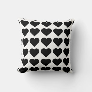 Personalized Heart Shape Pattern Custom Pillow Pou