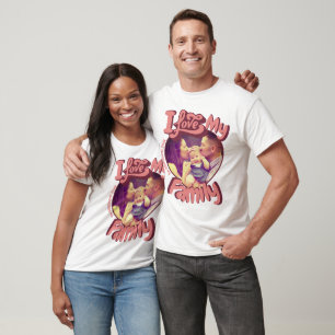 Personalized heart shape photo I love my  T-Shirt