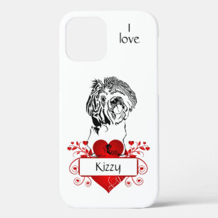 Personalized Heart/Shih Tzu Apple iPhone Case