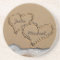 Personalized Hearts in the Sand coasters