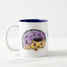 Personalized Hedgehog Mug