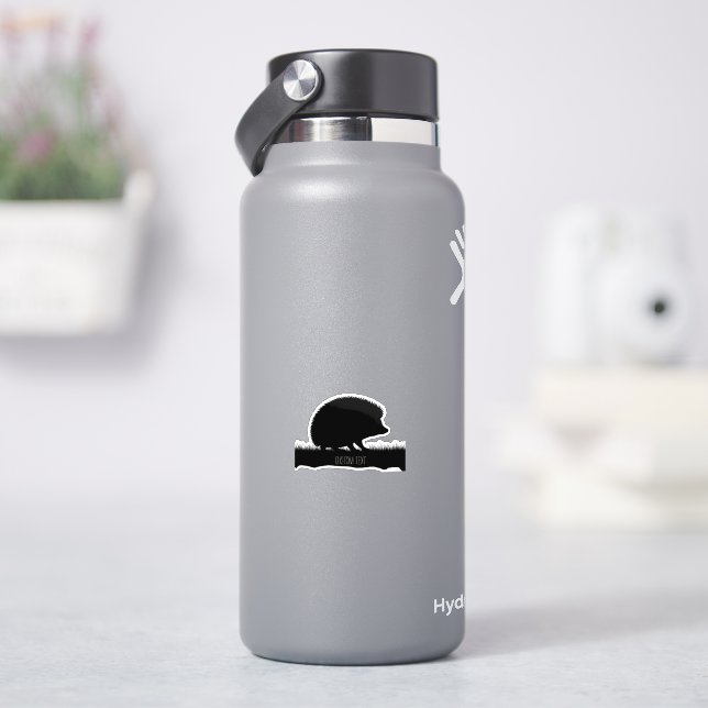 Personalized Hedgie Chic: Custom Text Hedgehog  (HydroFlask)