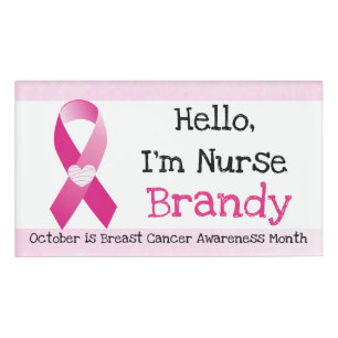 Personalized Hello, Im Nurse Name Tag