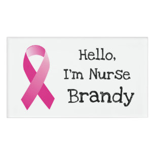 Personalized Hello, Im Nurse Name Tag