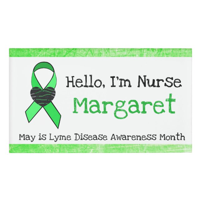 Personalized Hello, Im Nurse Name Tag (Front)
