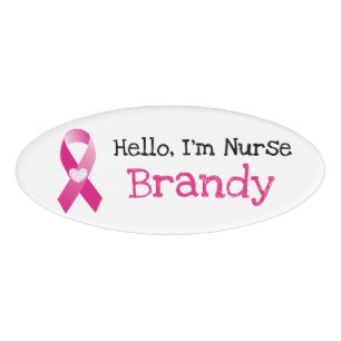 Personalized Hello, Im Nurse Name Tag