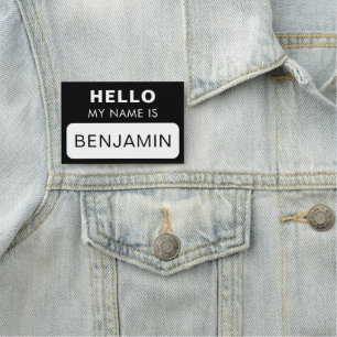 Personalized Hello My Name Tag Custom Name Design