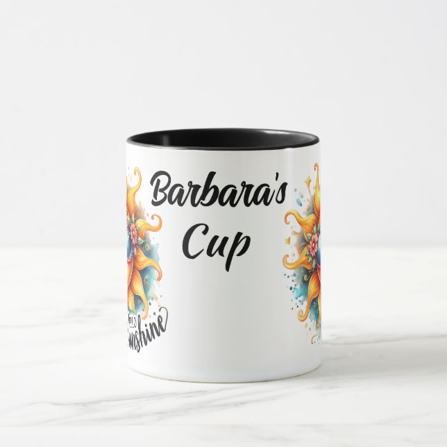 Personalized Hello Sunshine Mug (Center)