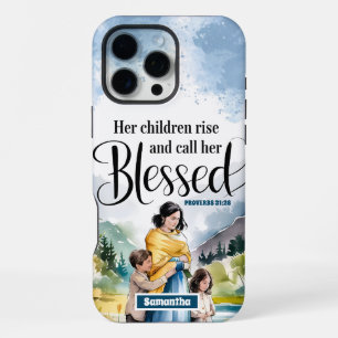 Personalized Her Children Rise Christian Women iPhone 16 Pro Max Case