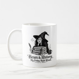 Personalized Hexes History Witch Halloween Gift Coffee Mug