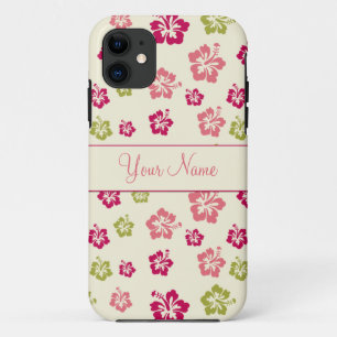 Personalized Hibiscus Flower Pattern Case
