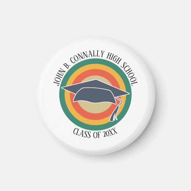 Personalized High School Graduation Class of 2022  Magnet (Front)