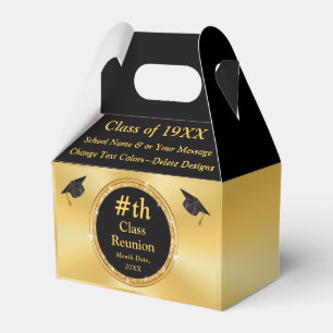 Personalized, High School Reunion Favours, Boxes