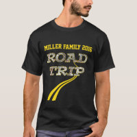 Personalized Highway Map Yellow Lines Road Trip