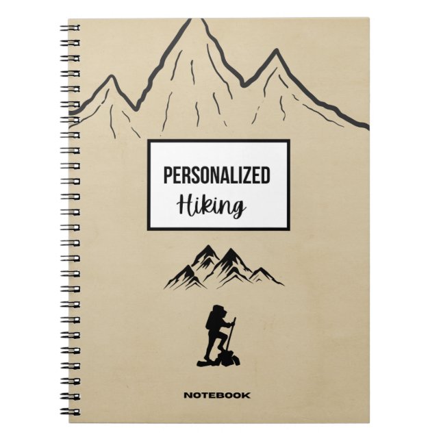 Personalized Hiking Notebook (Front)