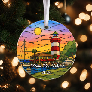 Personalized Hilton Head Island Acrylic Ornament,  Ornament