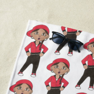 Personalized Hip Hop Dance Class Teacher Dancer Beach Towel