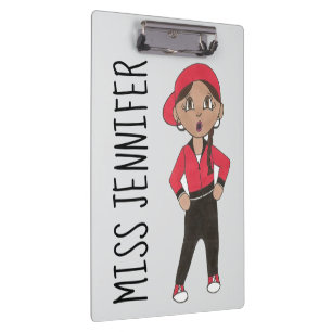 Personalized Hip Hop Jazz Class Dance Teacher Gift Clipboard