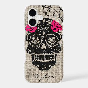 Personalized Hipster Sugar Skull