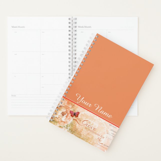 Personalized His Grace Planner (Display)