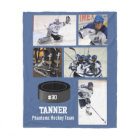 Personalized Hockey 5 Photo Collage Name Team #