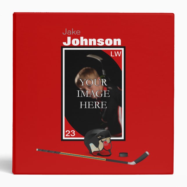 Personalized Hockey Binder (Front)