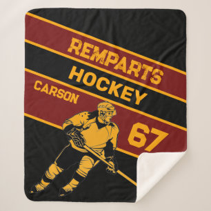 Personalized Hockey Blanket