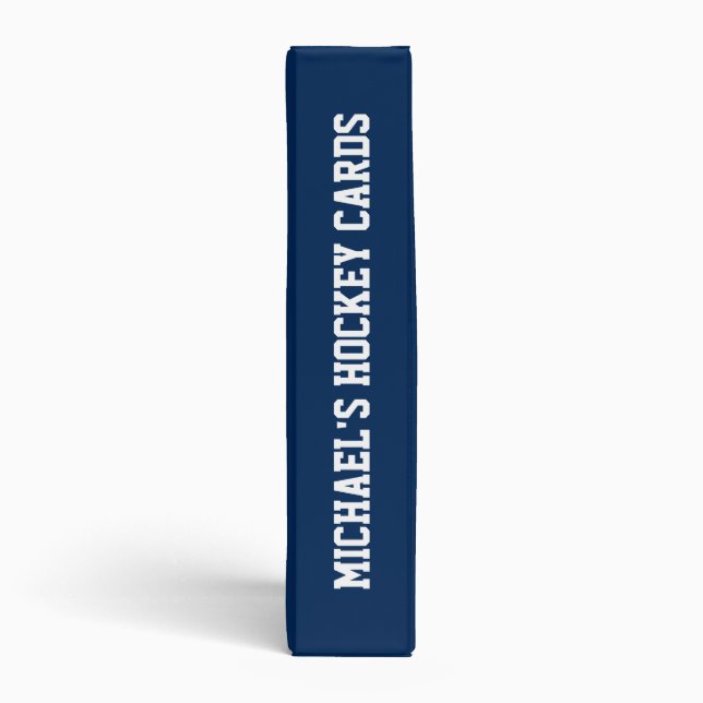 personalized hockey card binder Ultra PRO 3