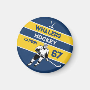 Personalized Hockey Magnet