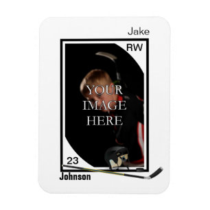 Personalized Hockey Magnet