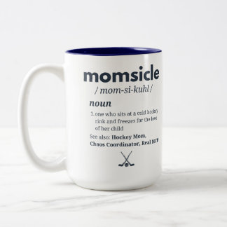 Personalized Hockey Momsicle Mug