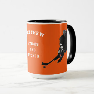 Personalized Hockey Player Gift Mug