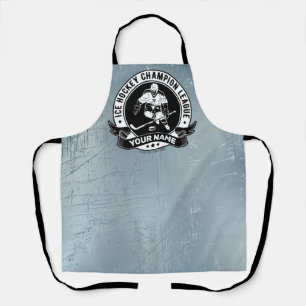 Personalized Hockey Player Ice Rink Team Athlete Apron