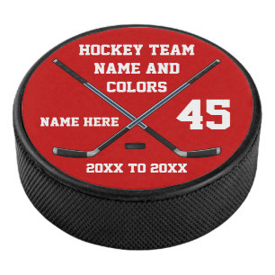 Personalized Hockey Pucks Your 4 Text, Your