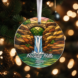 Personalized Hocking Hills State Park Acrylic Orna Ornament