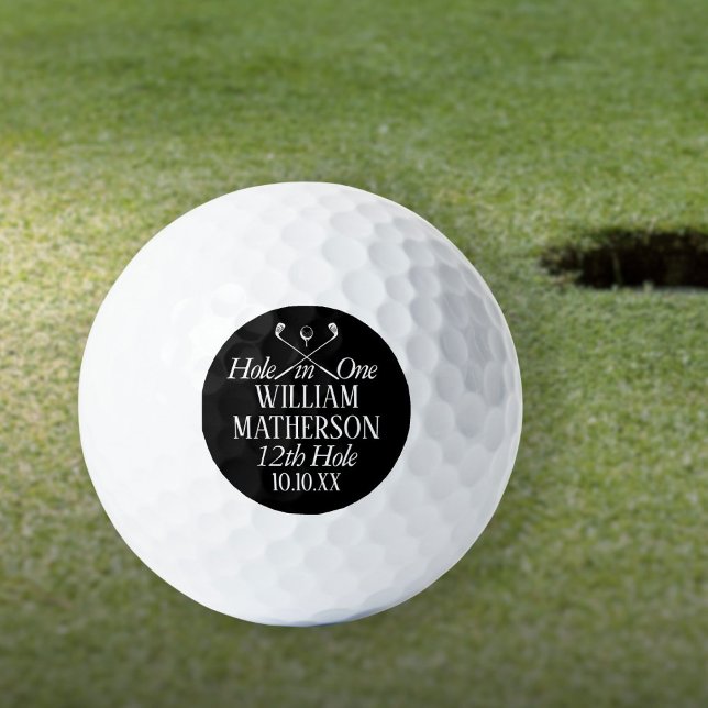 Personalized Hole in One Best Golfer Golf Balls (Personalized Hole in One Best Golfer Golf Balls)