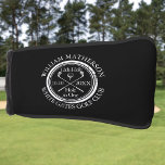 Personalized Hole in One Classic Black And White Golf Head Cover<br><div class="desc">Personalize the name, location hole number and date to create a great keepsake to celebrate that fantastic hole in one. Designed by Thisisnotme©</div>