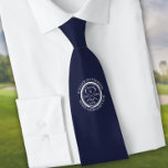 Personalized Hole in One Navy Blue Golf Neck Tie<br><div class="desc">Featuring an aged stamp effect classic retro design. Personalize the name,  location hole number and date to create a great keepsake to celebrate that fantastic hole in one. You can customize the background to your favourite colour. Designed by Thisisnotme©</div>