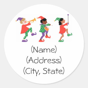 Personalized Holiday Address Labels
