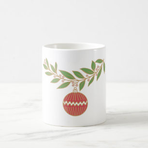 Personalized Holiday Bauble  Coffee Mug