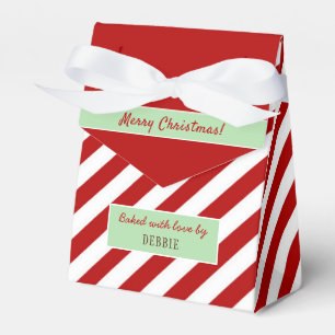 Personalized Holiday cookies  Favor Box