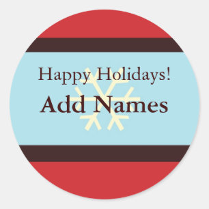 Personalized Holiday Gift Sticker