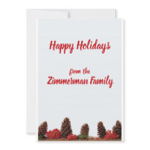Personalized Holiday Greeting Card