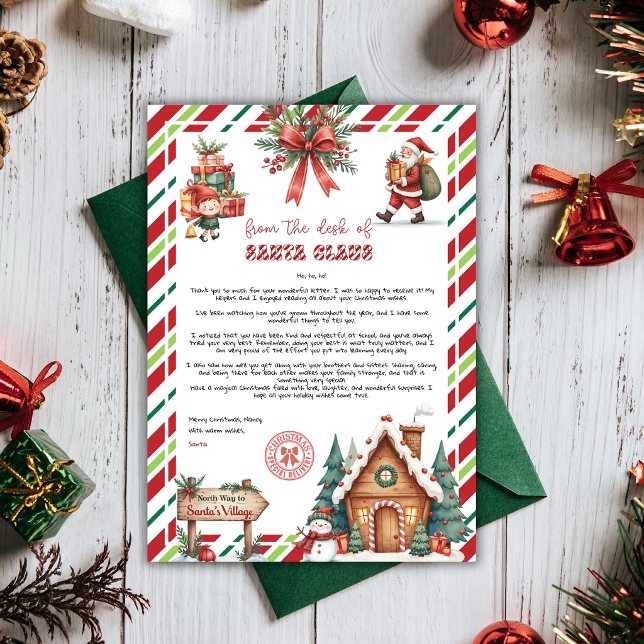 Personalized Holiday Letter From Santa For Kids   (Creator Uploaded)